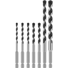 Esranın Dünyası Bosch 7 x Pro Hex-5 Matkap Ucu Seti (Sert Taş, Beton, Ø 4,0, 5,0, 5,0, 6,0, 6,0, 8,0, 10,0 Mm, Profesyonel Aksesuar, Matkap, Tornavida)