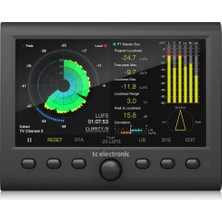 Esranın Dünyası Tc Electronic Clarıty M V2 Stereo ve 5.1 Ses Seviyesi Ölçer, Yüksek Çözünürlüklü 7 Inç Ekran ve Tak Ölçümü Için USB Bağlantısı