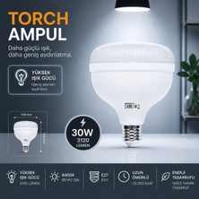 Repplam Horoz Beyaz Işık Torch Ampul Yüksek Lümen Yüksek Işık Büyük Ampul Jumbo Ampul