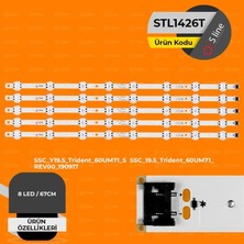 Uravas Store 60 Inç Lg Uyumlu 67 cm Tv LED Bar Seti