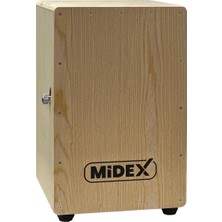 Esranın Dünyası Midex CA-901 Kort Telli Cajon Profesyonel Kajon Huş Ağacı (35 * 31 * 53 Cm)