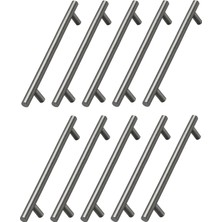 Esranın Dünyası (10 Adet) Titanyum Renk 160MM 16CM Metal Mobilya Mutfak Dolap Çekmece Dolabı Kulbu Kulpu Kulpları