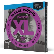 Esranın Dünyası D'addario Fender Bass Vı Için Tel | En Çok Sevilen Tel Markalarının En Yüksek Kalitesi | EXL156 | Nikel Kaplama Çelik | 6 Sarılı Tel (24-84)