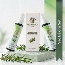 Olea Flora - 3'lü Doğal Bıberıye Saç Bakımı Seti