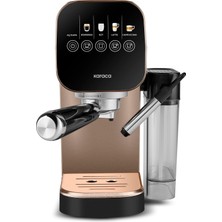 Esranın Dünyası Karaca Mycaffe Barista S20 Entegre Süt Hazneli Otomatik Espresso ve Latte Makinesi Amber 900 ml 1360W
