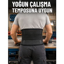 Bel Destek Korsesi Çift Sıkma Bantlı Ayarlanabilir Elastik Bel Kemeri