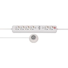 Esranın Dünyası Brennenstuhl Eco-Line Comfort Güvenlik Anahtarlı 6'lı Uzatma Priz