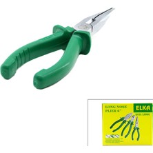 Tri Stax 6 Inç Kargaburun Pense - 160 mm - Yeşil Saplı