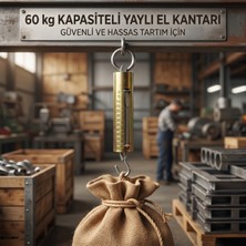 Tri Stax Büyük Yaylı Demir El Kantarı - 60 kg Kapasiteli - Mekanik El Terazisi