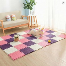 9 Parça Set 33X33 13MM Tatami 100X100 Kurulumlu Oyun Spor Halısı Minderi Puzzle Minder Zemin Kapl