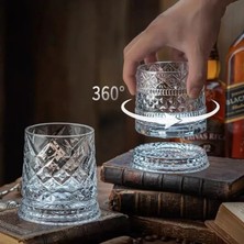 Tri Stax 360 Derece Dönen Bardak - 280 ml - Kristal Cam