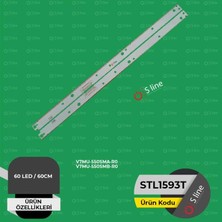 Uravas Store 55 Inç Samsung Uyumlu 60 cm Tv LED Bar
