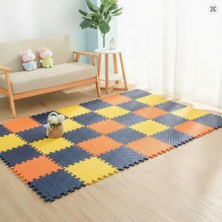 9 Parça Set 33X33 13MM Tatami 100X100 Kurulumlu Oyun Spor Halısı Minderi Puzzle Minder Zemin Kapl