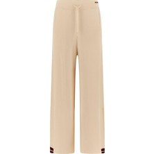 Esranın Dünyası Guess Kadın Aktif Relaxed Fit Eşofman Altı, Krem, S/30