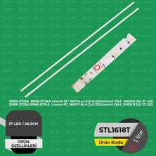 Uravas Store 55 Inç Samsung Uyumlu 58,3 cm Tv LED Bar