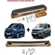 DBC Online Opel Combo Yan Basamak ve Arka Koruma Set 2019 2020 2021 2022 2023 2024 2025 2026