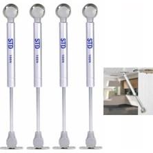 Esranın Dünyası Dolap Amortisörü, Mutfak Dolabı Kapak Pistonu, 100N, 27CM, Yumuşak Kapanma, Kolay Montaj, 4 Adet