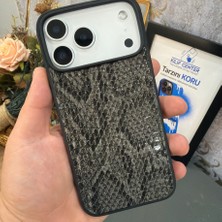 17 Pro Max Suni Yılan Derili Telefon Kılıfı