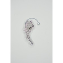 Taşlı Kelebek Sağ Kulak Earcuff