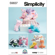 Esranın Dünyası Simplicity Tanımsız Doldurulmuş El Işi Dikiş Deseni, Çok Renkli