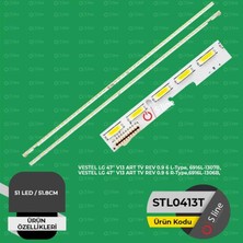 Uravas Store 47 Inç Lg Uyumlu 51,8 cm Tv LED Bar