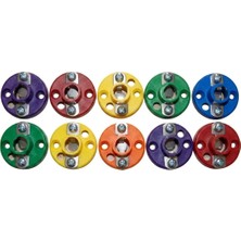 Atölye Elektronik Mini Duy ve Ampul (2,5V) - Fen Deney Lamba Seti - Renkli Duy - 10'lu Paket