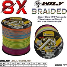 Wily Pars 8 Kat Ip Misina 1000 mt Multicolor