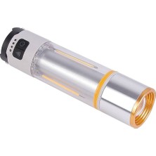 Evimdeyokyok 1000 Lümen Güçlü Aydınlatmaya Sahip Gold GP-222 Ile Kamp Gecelerini Aydınlatın Hem El Feneri Hem De Kamp Lambası Olarak Kullanılabilen Çok Fonksiyonlu Yapısı, USB Şarj Özelliği ve Dayanıklı Gö