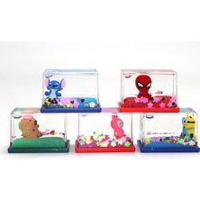 Renas Store Batmayan Karekterler Figür Spiderman, Labubu,kapibara, Stitch, Minion  ALK5276