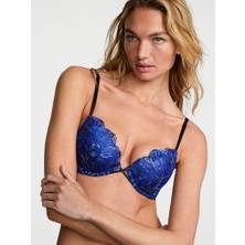 Victoria's Secret Çiçek Işlemeli Işıltılı Push-Up Sütyen