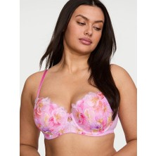 Victoria's Secret Watercolor Işlemeli Hafif Dolgu Destekli Demi Sütyen