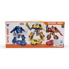 TeknoKapsül 010A29 Transformer Set Renkli Oyuncak Dönüşen Robot