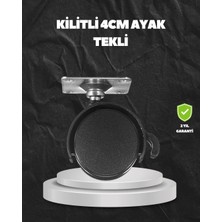 Shopwave Kilitli 4 cm Evrensel Tekerlek Ayak Tek Adet