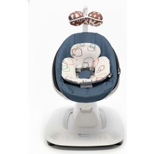 4moms Mamaroo 5.0 Elektrikli Ana Kucağı - Slate Blue + Yenidoğan Destek Pedi