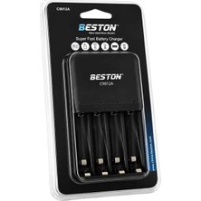 Renas Store Beston C9012A Aa/aaa Ni-Mh/ni-Cd Akıllı Hızlı Pil Şarj Cihazı
