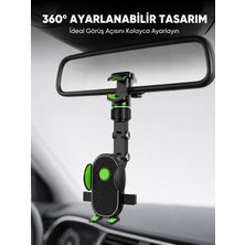 Shopwave Dikiz Aynasına ve Koltuk Başlığına Uyumlu Telefon Tutucu Yeni Nesil
