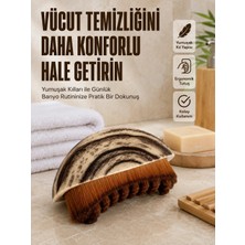Shopwave Yumuşak Kıllı Masaj Fırçası Vücut Temizleme Banyo Fırçası Ergonomik Tasarım