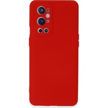 Gees Global One Plus 9 Pro Kılıf Nano Içi Kadife Silikon - Kırmızı