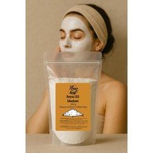 Beyaz Kil Maskesi, Kaolin Yüz Maskesi, Hassas ve Kuru Ciltler Için Arındırıcı, 500G, Sebum Den