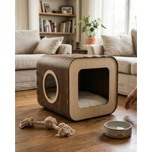 Gees Global Özel Tasarım Fusion Mdf Kedi Evi