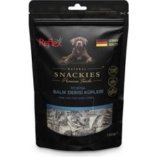 Gees Global Snackies Natural Balık Derisi Küpleri Tahılsız Köpek Ödül Maması 130 gr