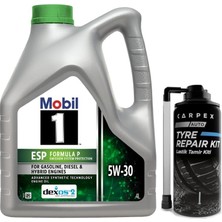 1 Esp Formula P 5W30 Motor Yağı 4 L + 00120 Carpex Lastik Tamir Kiti