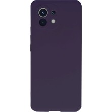 Gees Global Mi 11 Kılıf Nano Içi Kadife Silikon - Mor