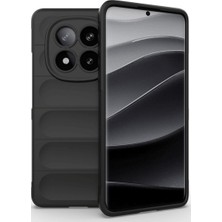 Gees Global Redmi Note 14 Pro 5g Kılıf Optimum Silikon - Siyah