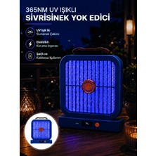 Shopwave Masaüstü Şarjlı Elektrikli Sinek Öldürücü Uv Teknolojili Mavi Cihaz
