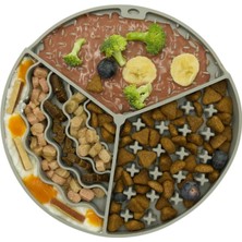 Odea Köpek ve Kedi Için Yavaş Yeme ve Yalama Matı Gıda Sınıfı Silikon Can Sıkıntısı Azaltıcı-Pizza Desen