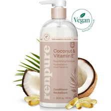 Odea Renpure Bitki Bazlı Hindistan Cevizi ve E Vitamini Nemlendirir ve Yenileyici Saç Kremi - Kuru, Cansız Saçlar Için Ideal - Saçları Ipeksi ve Pürüzsüz Bırakır - Paraben Içermez - Geri Dönüşümlü, Pompa