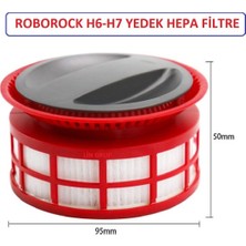 Odea Lin Grup Roborock H6 H7 Dikey Şarjlı El Süpürgesi ile ile Uyumlu 1 Adet Filtre