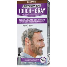 Odea Just For Men Touch Of Grey, Gri Saç Boyama Kiti Erkekler Için Kolay Uygulama Için Tarak Aplikatörlü, Tuz ve Biber Görünüşü Için Harika - Koyu Kahverengi, T-45 (Ambalaj Değişebilir)