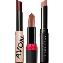Odea Avon Plum Tinted Balm ve Ultra Beauty Cappucino, Marvellous Mocha Ruj Paketi